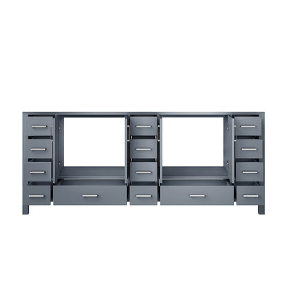 Dark Grey Double Bath Vanity - 84 Inch Wide