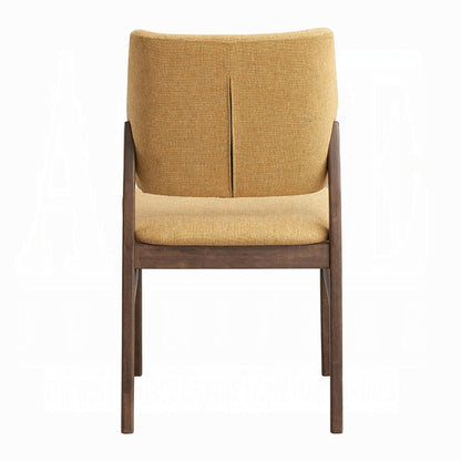 Walnut Farmhouse Dining Side Chairs Set of 2