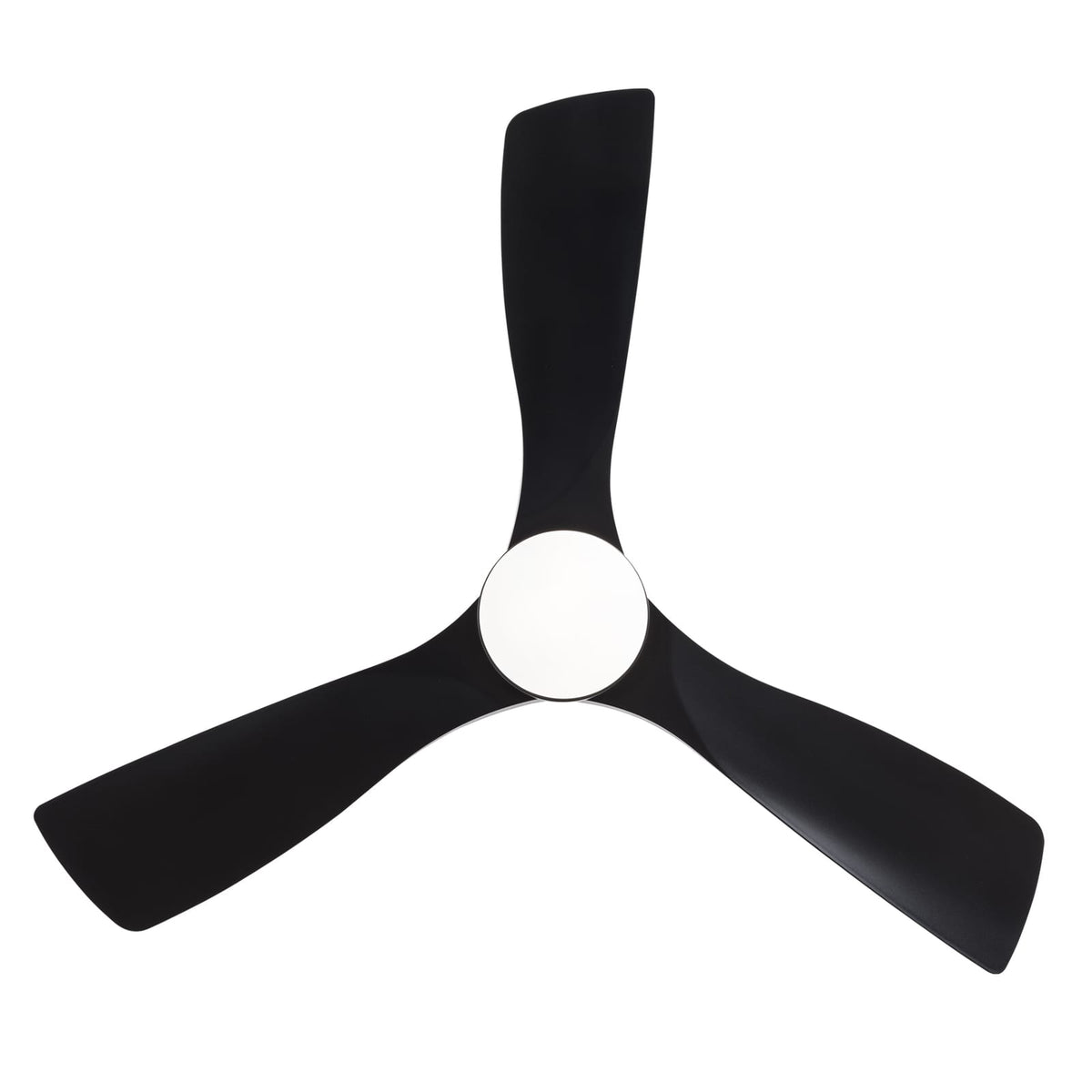 42 Inch Black Ceiling Fan with Lights & Remote - Quiet DC Motor