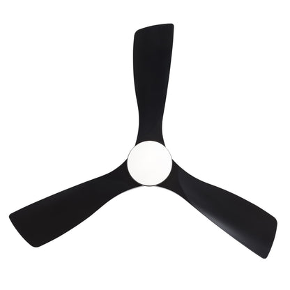 42 Inch Black Ceiling Fan with Lights & Remote - Quiet DC Motor