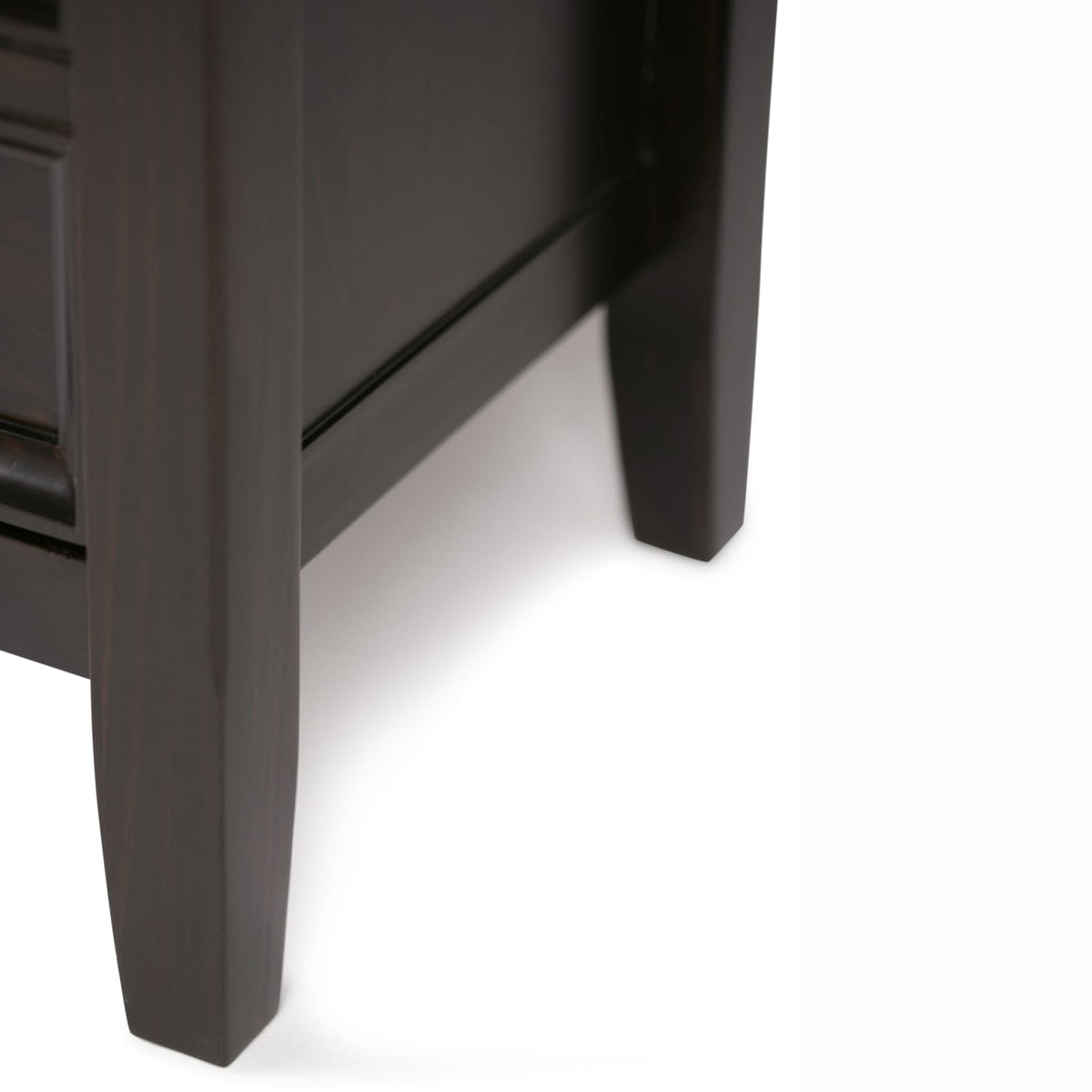 Dark Brown Wood Console Table - 48" Wide Entryway Table