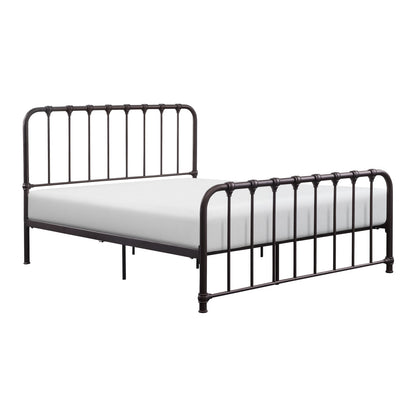Queen Bronze Metal Bed Frame - Box Spring Optional for Bedroom