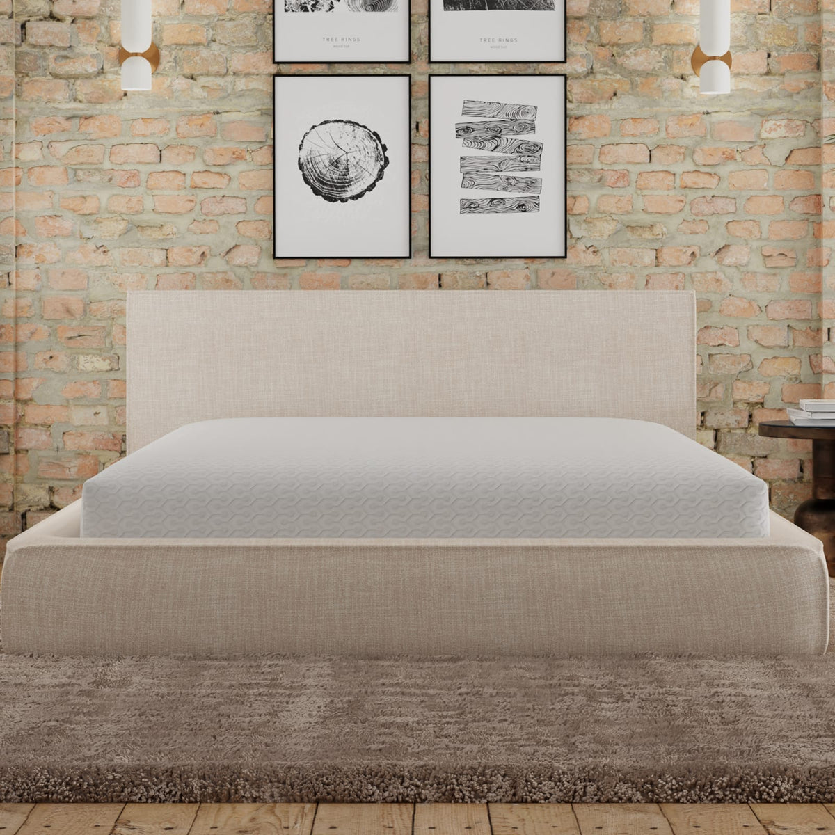 Full Size Cotton Mattress Protector with Cooling Technology