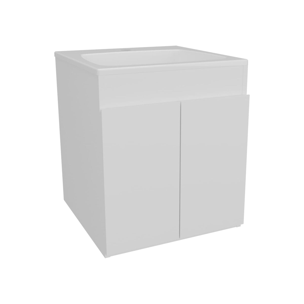 Bathroom Vanity 20.8" H, 2 Doors, White - Bathroom Storage