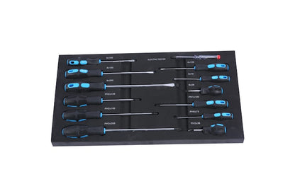 4-Drawer Rolling Tool Box - Blue Steel, 24.4"