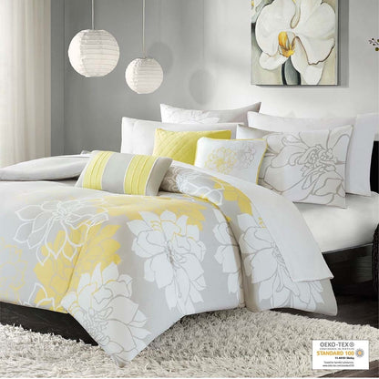 King Size Multicolor Polyester Duvet Cover Set