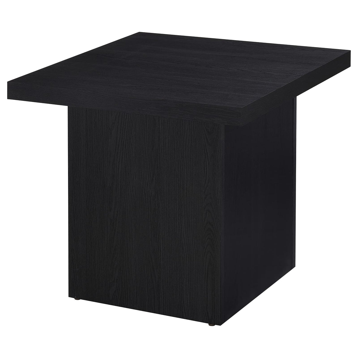 Caroline Black 2-Piece Coffee & End Table Set - Modern Style