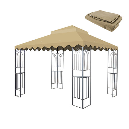 10x10 Ft Patio Gazebo Canopy - Weather-Ready Shade