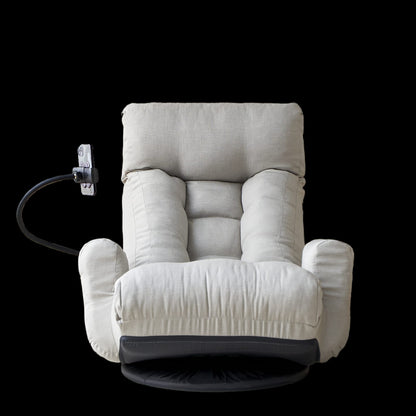 Gray Metal Frame Adjustable Lounge Sofa Chair
