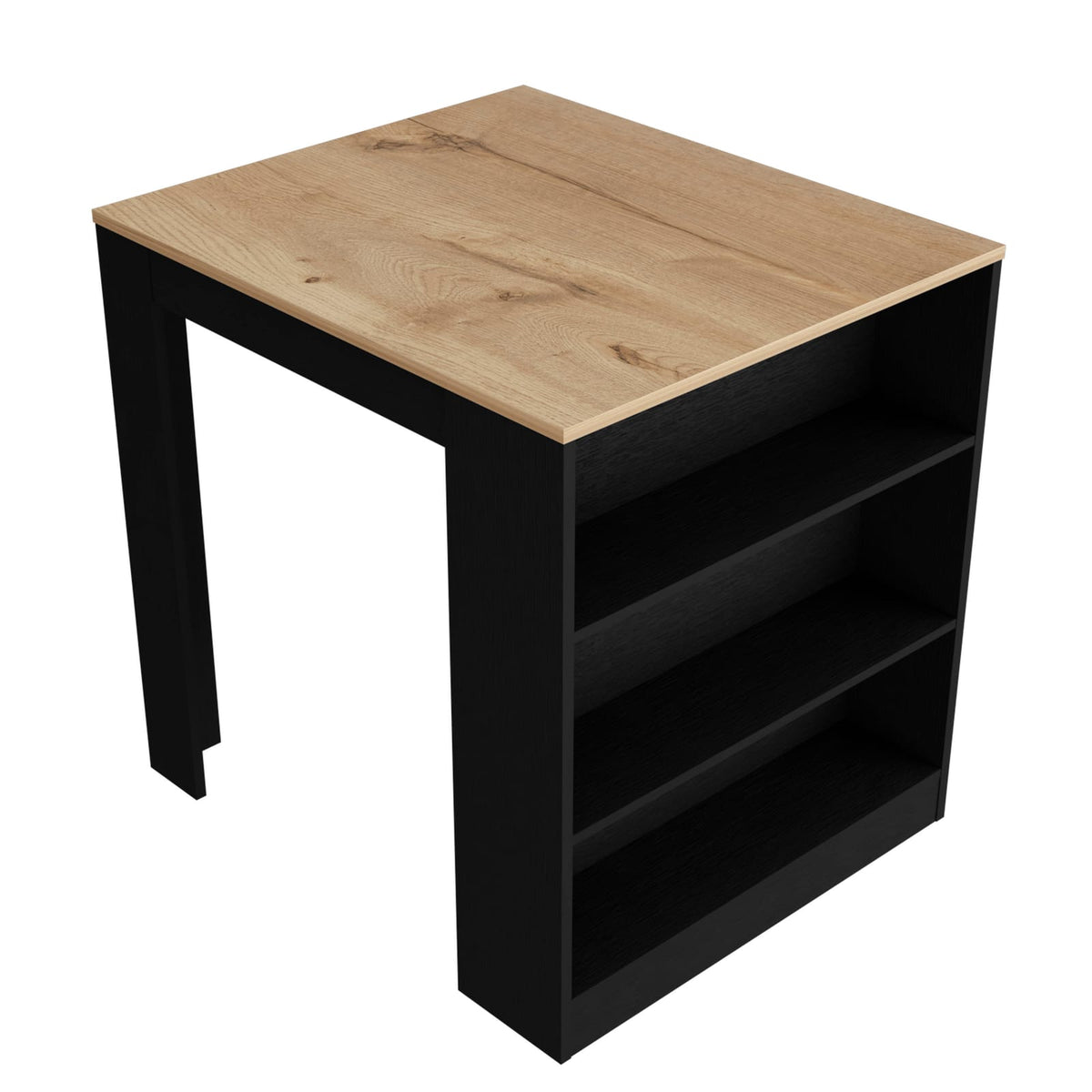 Rectangular Kitchen Island - Multicolor Melamine