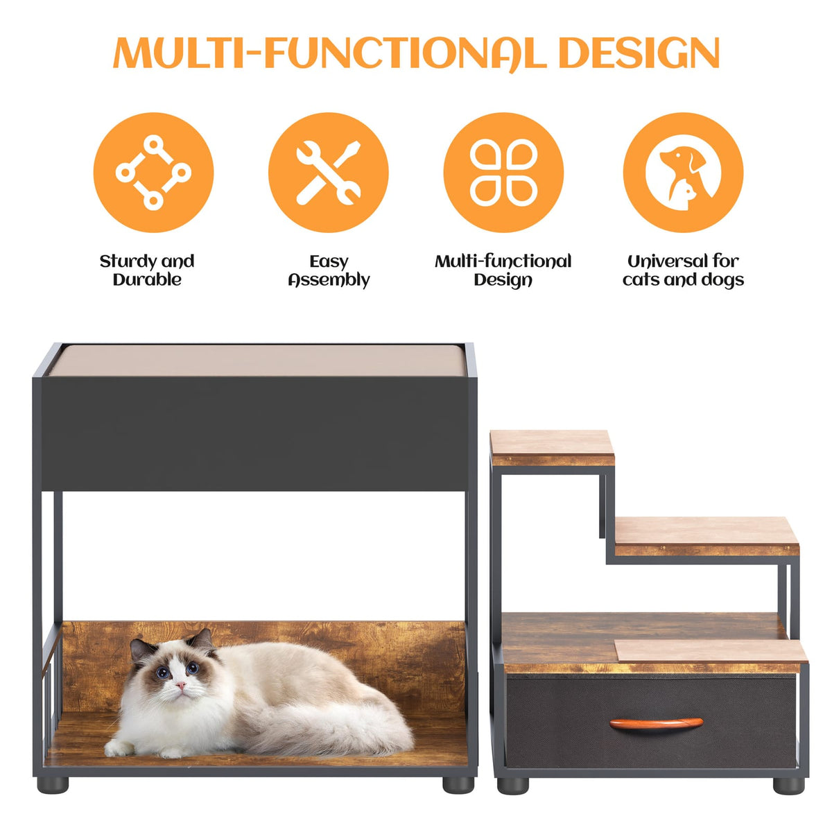 Pet Step Window Perch - Bunk Beds for Dogs & Cats