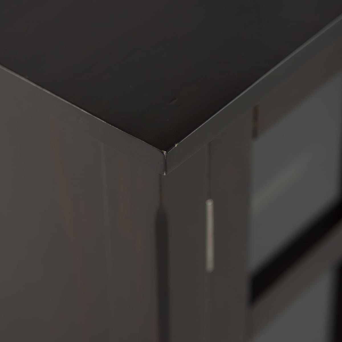 Kitchener 60 Inch Solid Wood TV Stand - Dark Brown