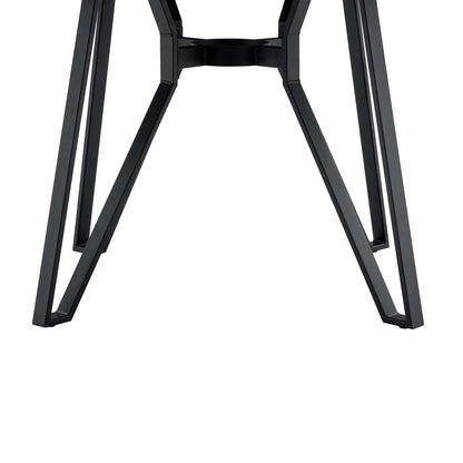 Round Brown Dining Table - Seats 4 for Kitchen Dining Rooms