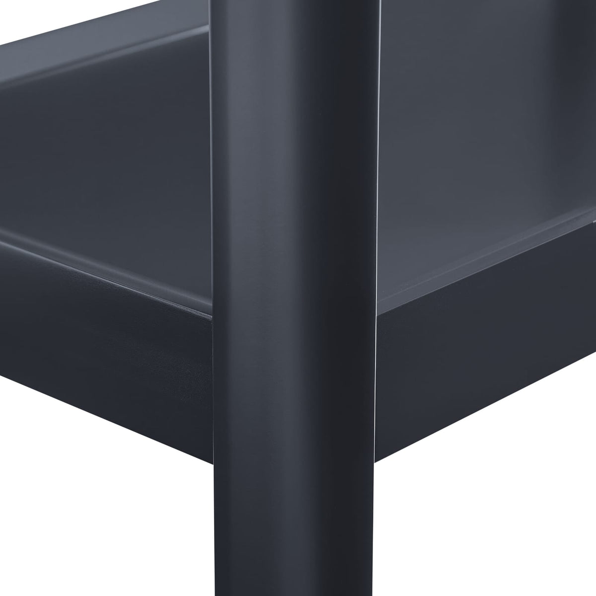 Yonda Matte Black Accent Table - Storage & Style