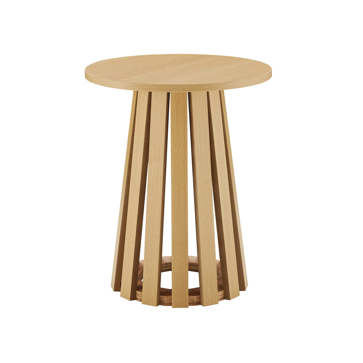 Light Oak End Table Set - Modern Living Room Tables