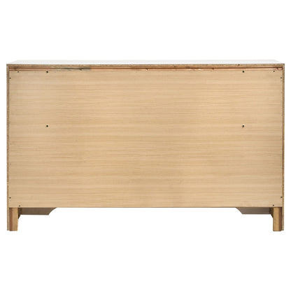 White Wood 9-Drawer Dresser for Bedroom Storage