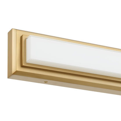 Antique Brass Steel LED Light Bar for Bathroom Vanity Storage