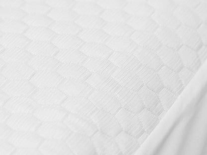 Cooling Twin Mattress Protector - White Polyester