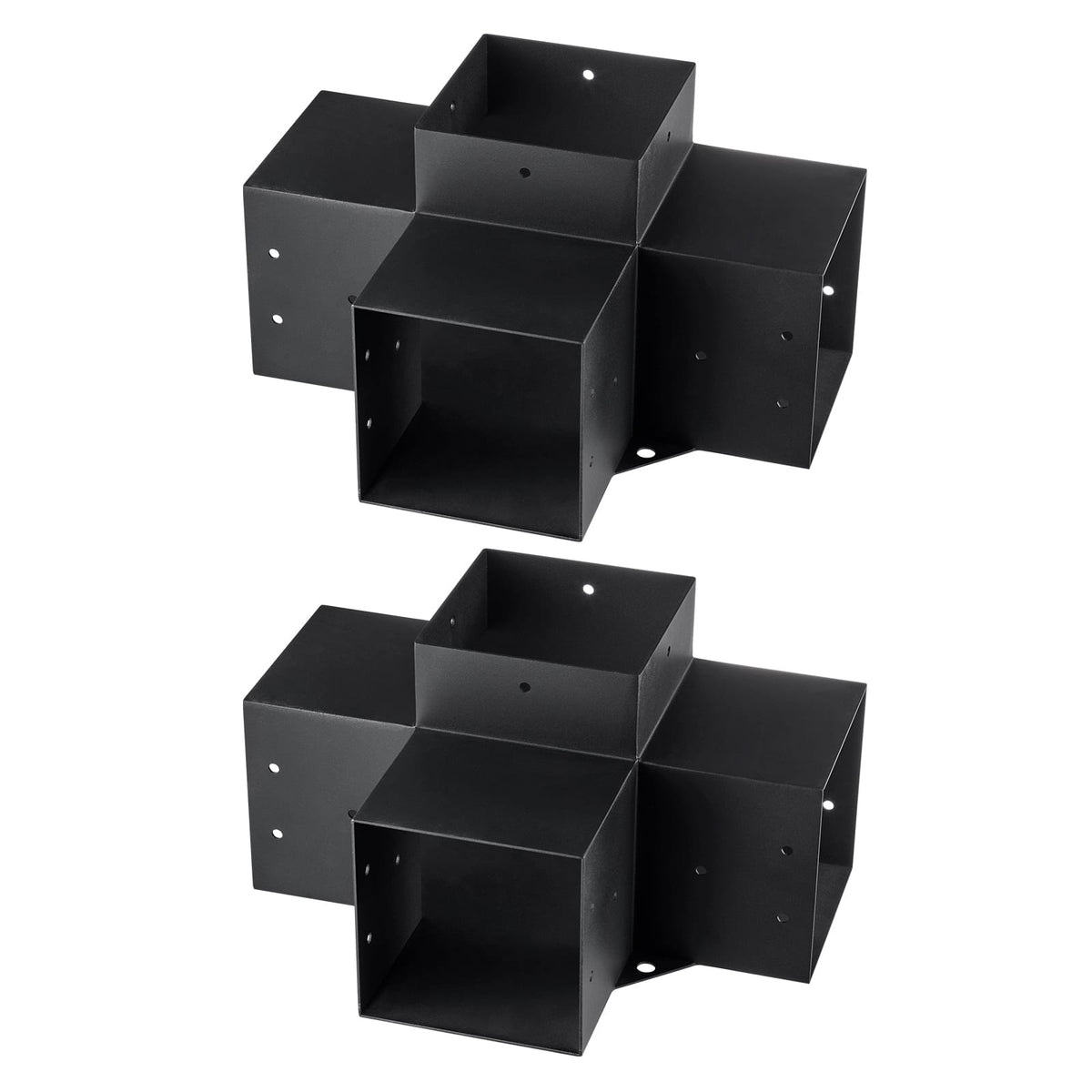 Heavy Duty Pergola Brackets 6x6 - Carbon Steel Corner Post Supports