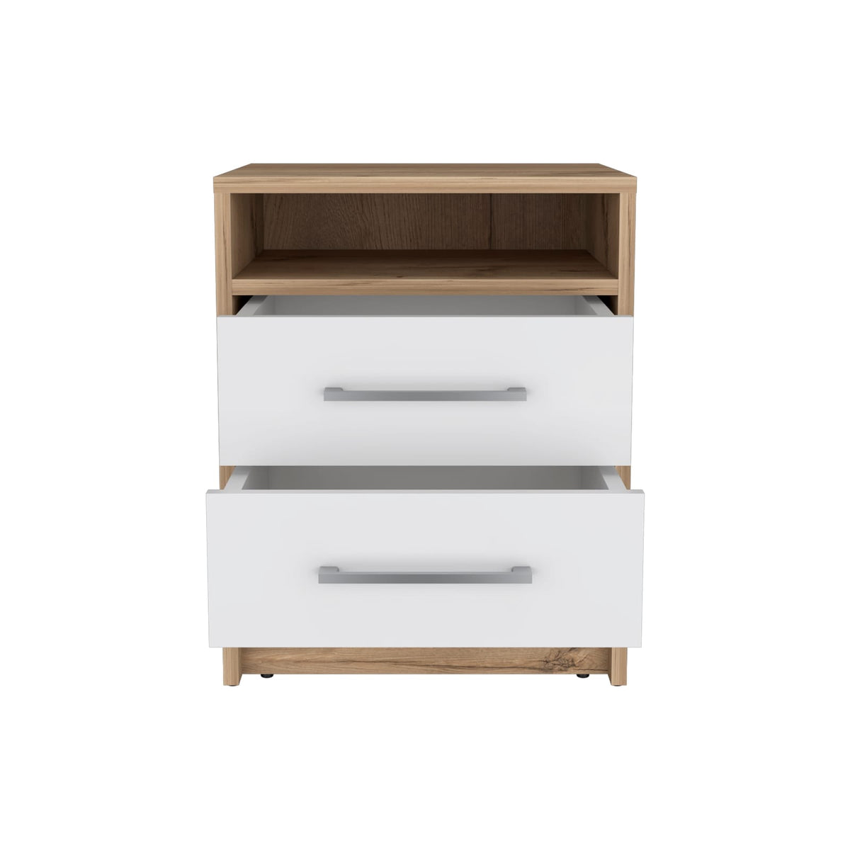 Multicolor Nightstand 20"H - Two Drawers Storage