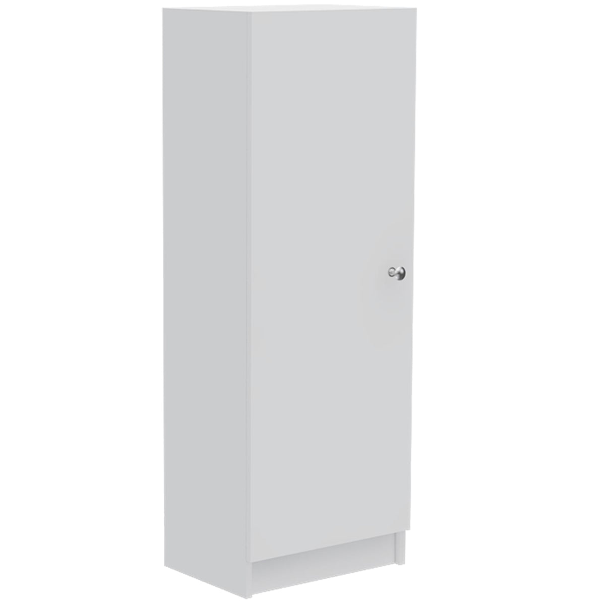 White Pantry Cabinet - 12.3" W x 16.9" D x 47.4" H