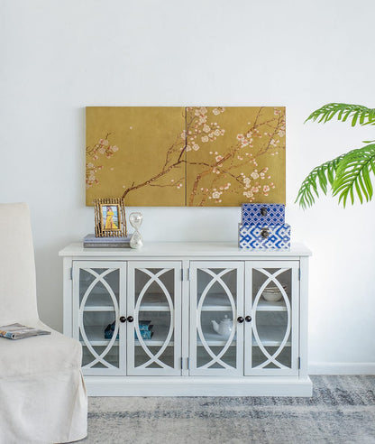 Gold Cherry Tree Wall Art - 23.8" x 1.6"