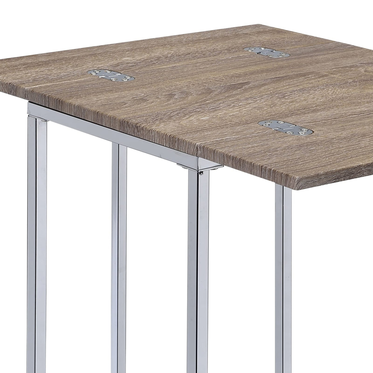 18" x 24" Oak Accent Table with Swivel Extension Top