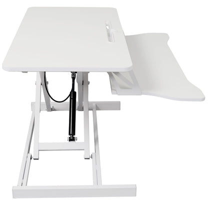 Adjustable Standing Desk Converter with Keyboard Tray for Workspace