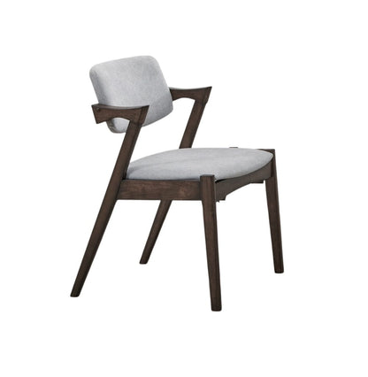 Modern 7pc Dining Set Walnut Finish Table & Chairs