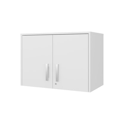 White Wall Cabinet for Tools Organization | Engineered Wood Storage