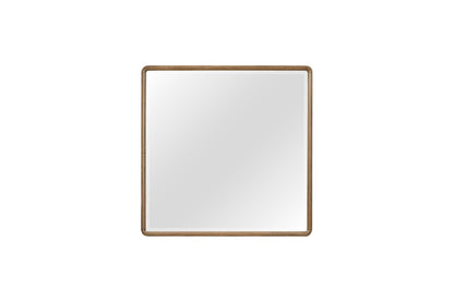 Light Brown Solid Wood Vanity Mirror - 36" x 1.25"