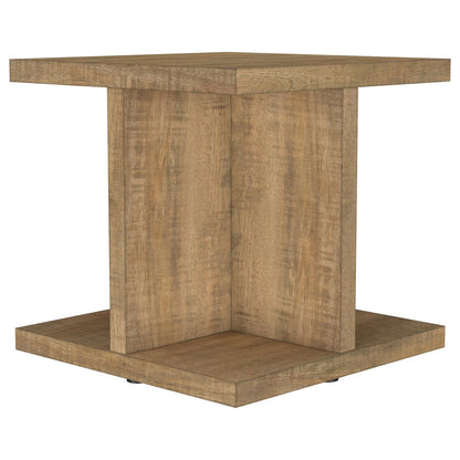 Mango Color 3-Piece Coffee & End Table Set for Living Room