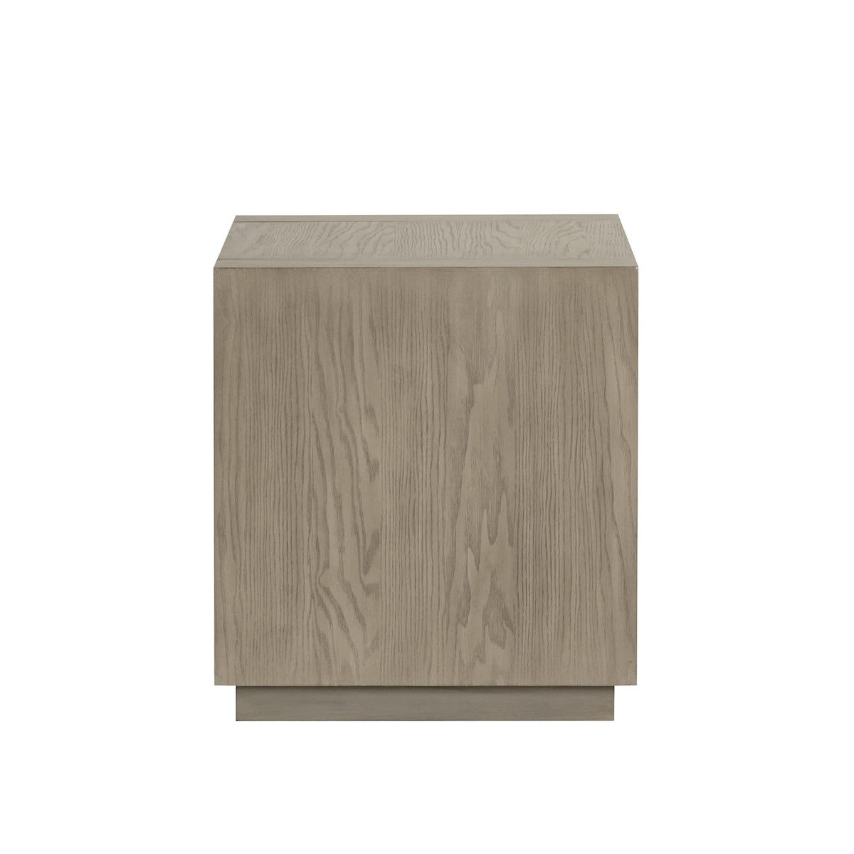 Natural Engineered Wood End Table - 20" Square for Living Room