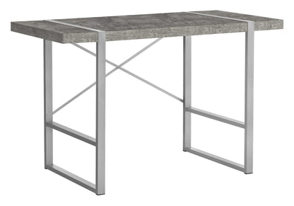 Grey Concrete Computer Desk - 48"L Home Office Desk