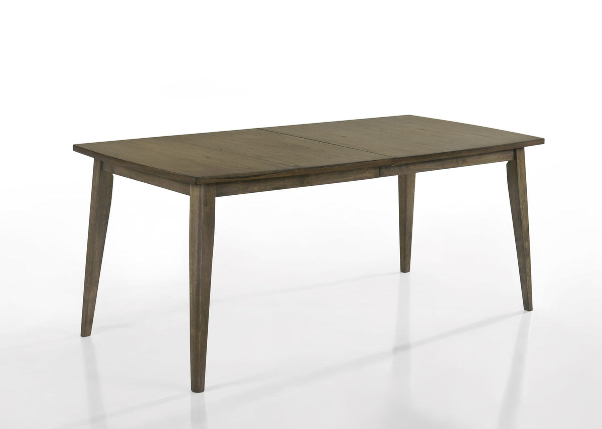 Walnut Rectangle Bistro Dining Table for Small Apartment Dining