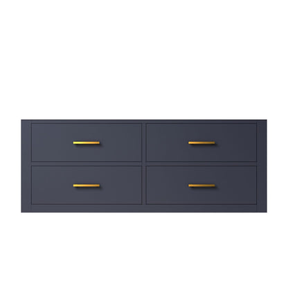 48 Inch Blue Bathroom Vanity Cabinet with Storage