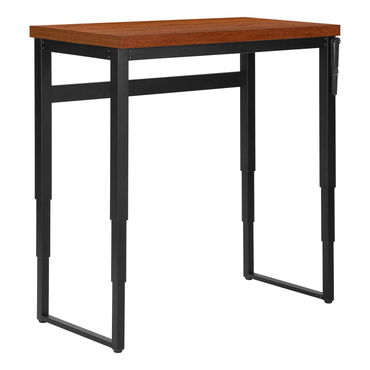 Adjustable Computer Desk - 48 Inch Height, Cherry Finish for Home Office