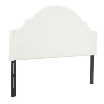 Catherine Headboard Antique White Fabric King