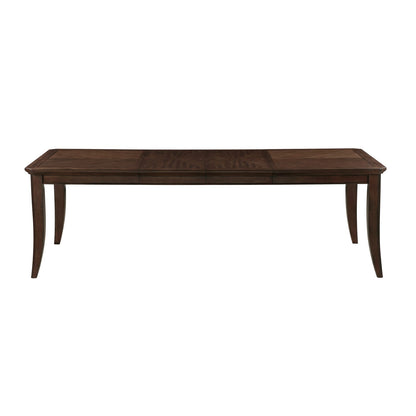Cherry Wood Dining Table Set - Seats 4 with Extension