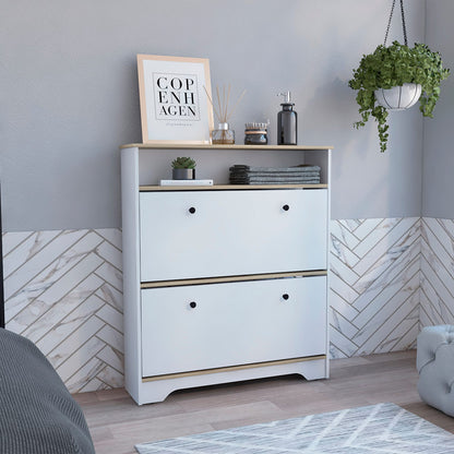 Multicolor Shoe Storage Cabinet - 46" Tall