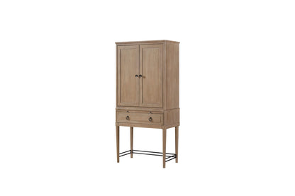Bar Cabinet in Sand - Storage & Wine Display