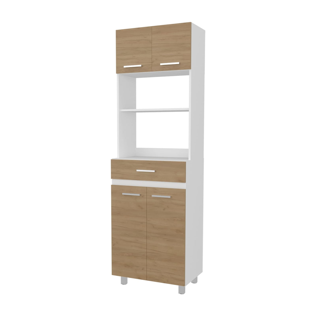Modern White Particle Board Kitchen Storage Cabinet