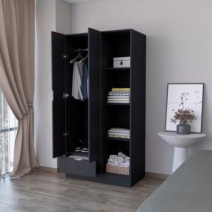 Dover Armoire - Black: Bedroom Storage Solution