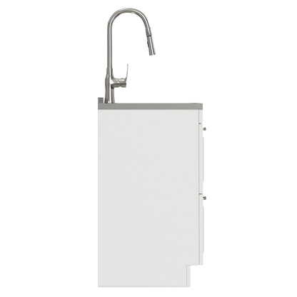 Darwin All-In-One Laundry Sink & Cabinet - 46" White