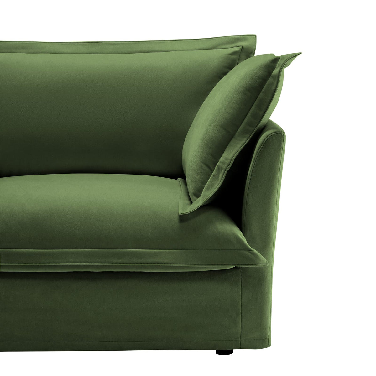 Koala Sofa - Green Chenille Comfort