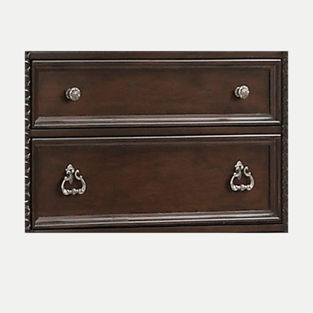 Mahogany Traditional 5 Drawer Chest - Solid Wood Dresser
