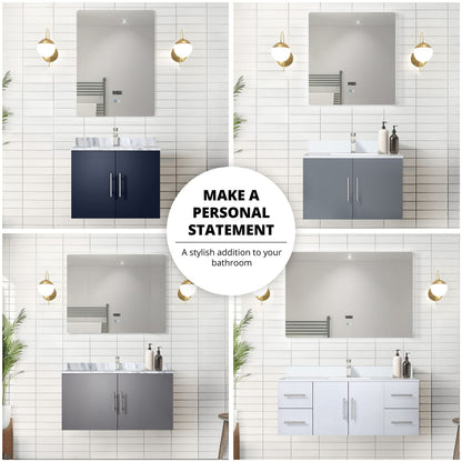 Dark Grey Bath Vanity 30 in. W x 22 in. D - Storage & Style
