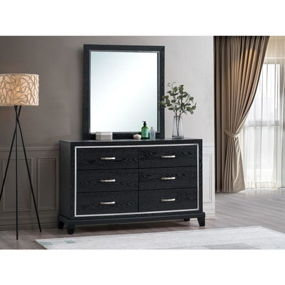 Black Mirror Vanity Mirror - 36" Wide
