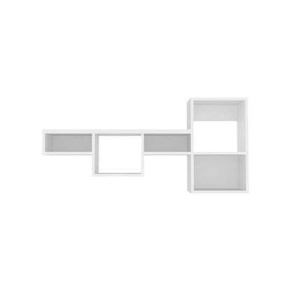 White 22" Display Shelf - 7 Shelves for Living Room