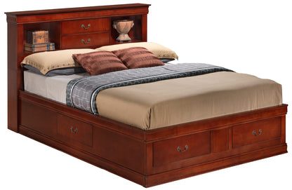 Full Size Cherry Bed Frame - 84" D for Bedrooms
